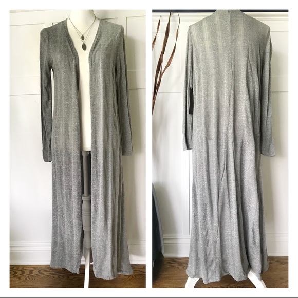 Gray Lightweight Duster - Picture 1 of 4